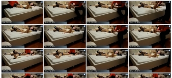 【熊猫原创】调教女老板，床上大字捆绑tk