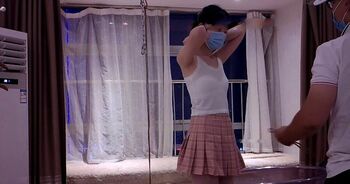 小雏亲妹妹--美灵同学，初试缚！172cm身高，105体重，兼职是身材不要太好！皮肤好