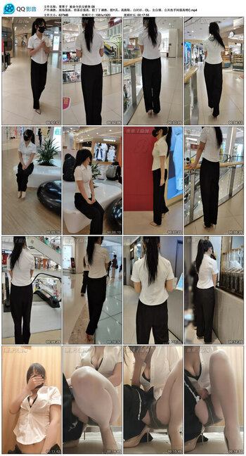 【栗栗子】被命令的女销售 08 户外调教、商场强高、奶茶店强高、假丁丁调教、假Y具、高