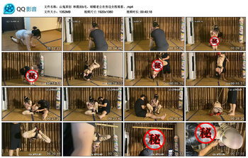 【山鬼原创】林霞刮b毛，绿帽老公在旁边全程观看。