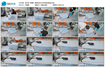 【清空喵】用满满一箱泡好的水宝宝将娃娃埋起来