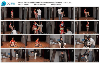 【试炼原创】诺米和服肉丝单腿吊+郊狼+啵啵贝+丝巾堵嘴+采访+赠送片段（二合一）