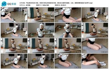 探花郎 欣悦，美艳单身OL的阳康居家训练，蕾丝高叉露背体操服、白袜，蒙眼勒嘴的跪