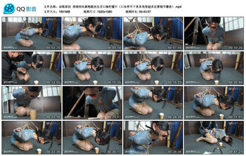 【试炼原创】倩倩肉丝旗袍跪坐压舌口枷柠檬片（口水停不下来多角度超多近景细节爆表）