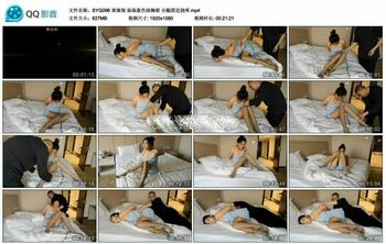 束缘阁 染染蓝色抹胸裙 分腿固定挠痒