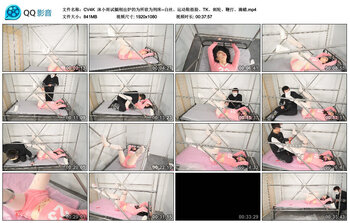 【CV4K】沐小雨试躺刚出炉的为所欲为刑床--白丝、运动鞋捂脸、TK、刺轮、鞭打、滴蜡