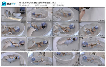 海砂-足尖白丝芭蕾少女沦为有钱人的浴缸驷马玩具