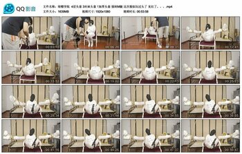 【绿帽学院】4层头套 3丝袜头套 1加厚头套 强制M腿 这次貌似玩过头了 见红了
