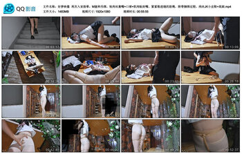 【好梦映像】再次入室捂晕，M腿和吊绑，短肉丝塞嘴+口球+肌肉贴封嘴，紧紧勒进缝的股绳，附带捆绑过程