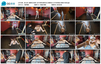 【意之窗】汤圆纯白花嫁 后手吊缚+透明亚克力箱固定+大字吊床固定+强高+失禁