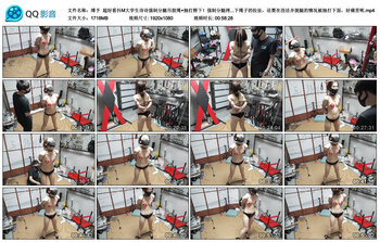 【缚予】超好看抖M大学生诗诗强制分腿吊股绳+抽打胯下！强制分腿拷强制站立+股...