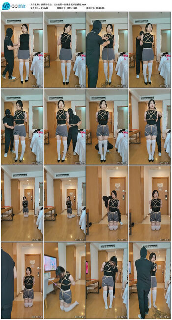 新模特佳佳，江山的第一位绳虐爱好者模特