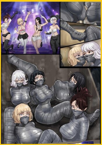 【King】《超模女团被绑架成木乃伊 》性感女团被盯上变成一个个木乃伊 超精彩的木乃伊群缚