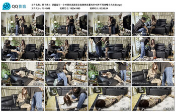 【野子绳社】饼酱超长一小时黑丝高跟职业装捆绑放置纯享+5种不同堵嘴方式体验