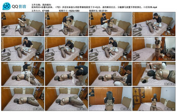 【我的媳妇】（7层）多层丝袜套头再胶带缠绕重度子夕+电击、虐的眼泪汪汪、分腿驷马放置不停的挣扎、口舌侍奉